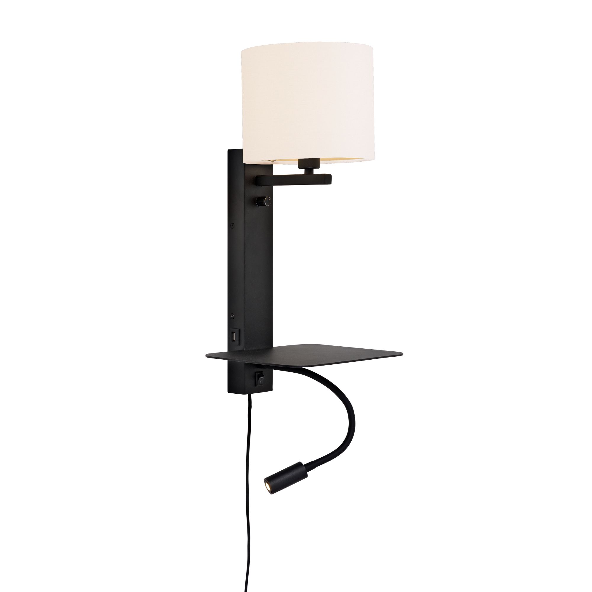 it's about RoMi wandlamp Florence - wit - 24x22x52cm