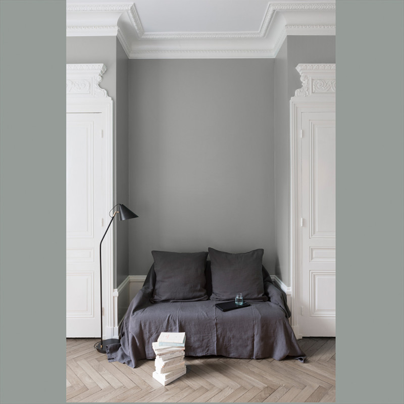 Peinture pour murs Velours de Peinture gris temps de pluie mat 2,5 L LIBERON