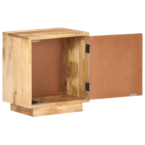 NNEVL Bedside Cabinet 40x30x45 cm Solid Mango Wood