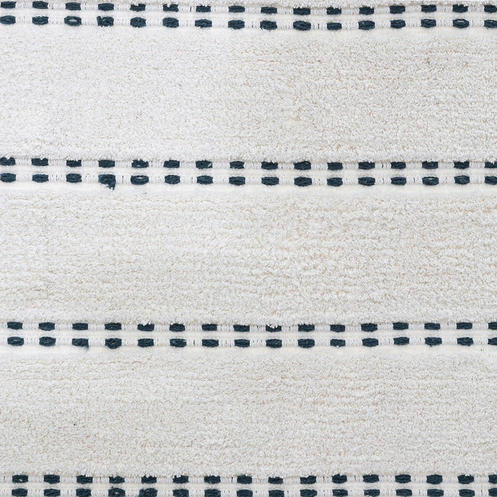 SOLAR - Tapis de salle de bain coton pétrole 50x75cm