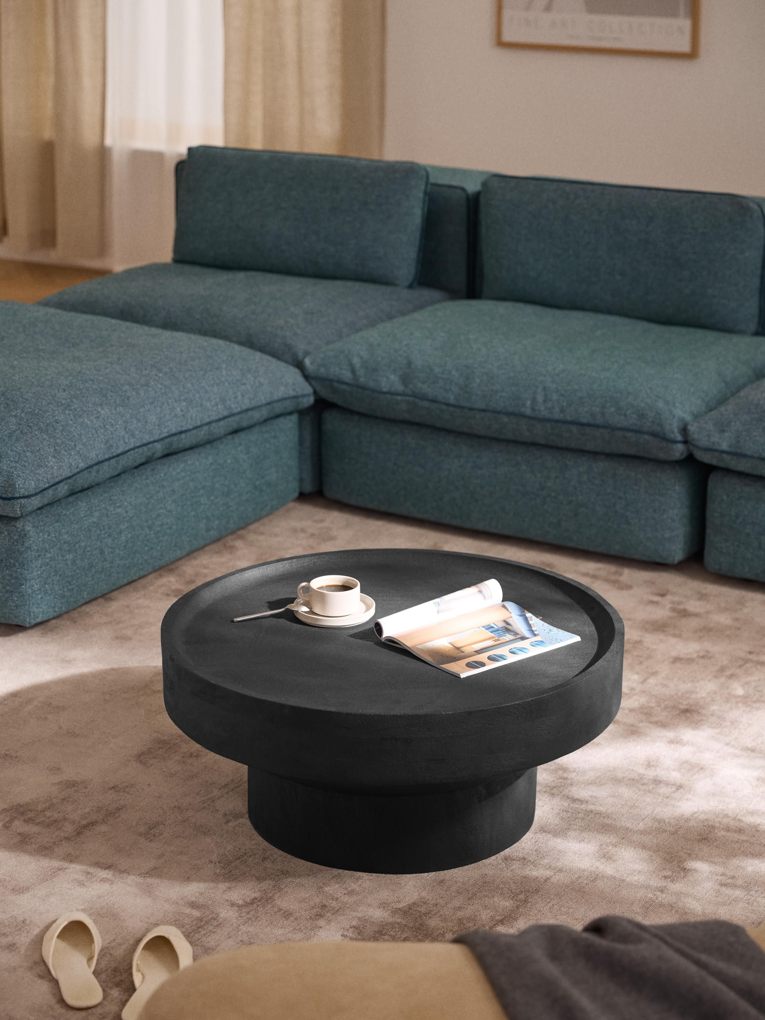 Runder Couchtisch Benno aus Mangoholz