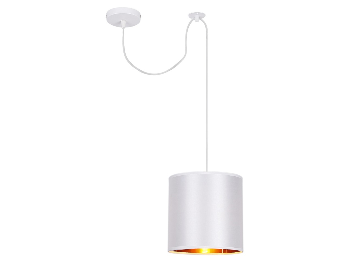 Lampa wisząca Atlanta biała