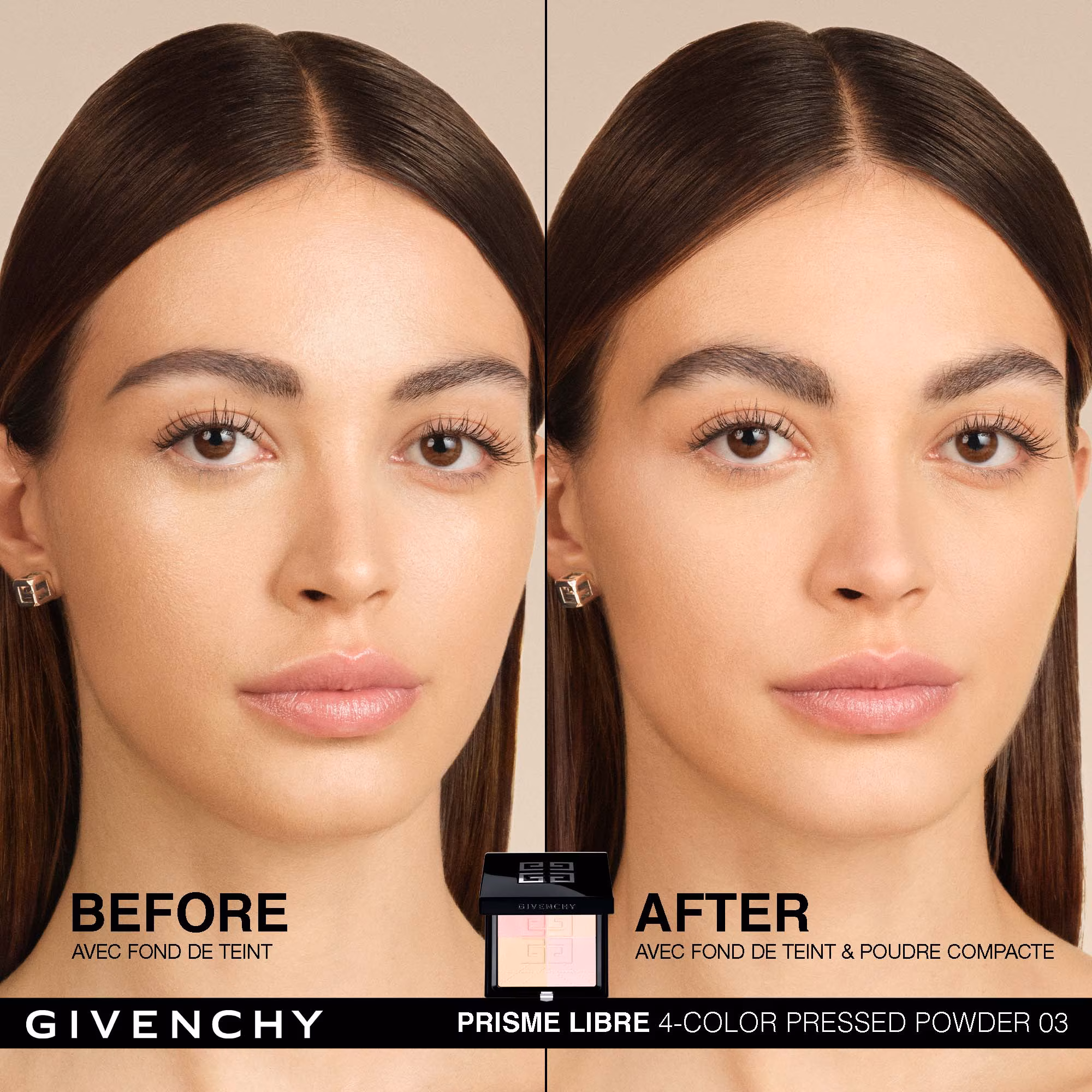 PRISME LIBRE PRESSED POWDERPoudre compacte fixatrice, matifiante et floutante