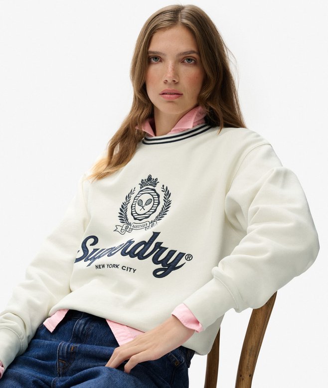 Country Club Loose Crew Sweatshirt
