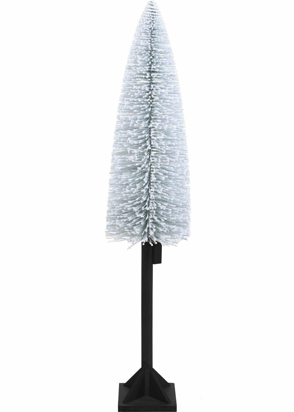 Świetlna ozdoba świąteczna ośnieżona choinka LED 120 cm