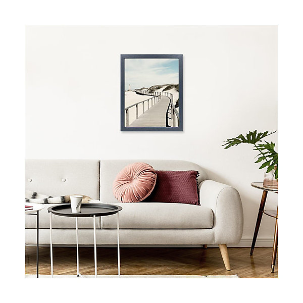 Cadre photo karma gris bleuté 40x50 cm Fabriqué en France