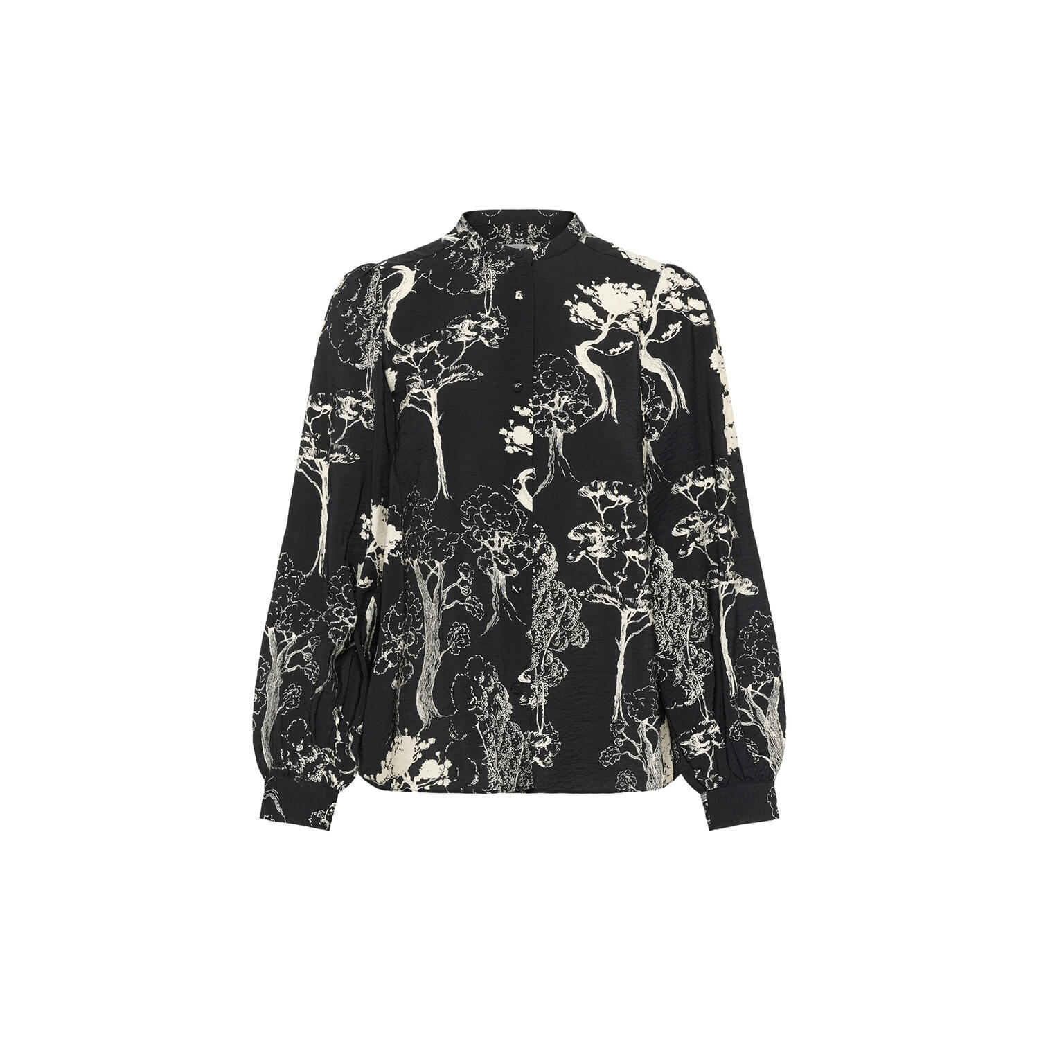 MakennaIW Shirt, black tree garden