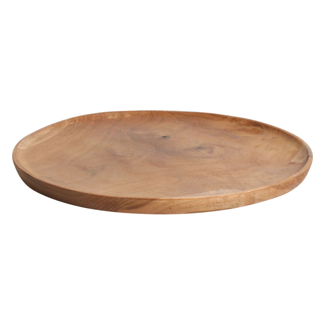 Raw materials decoratief bord - teakhout - 28 cm