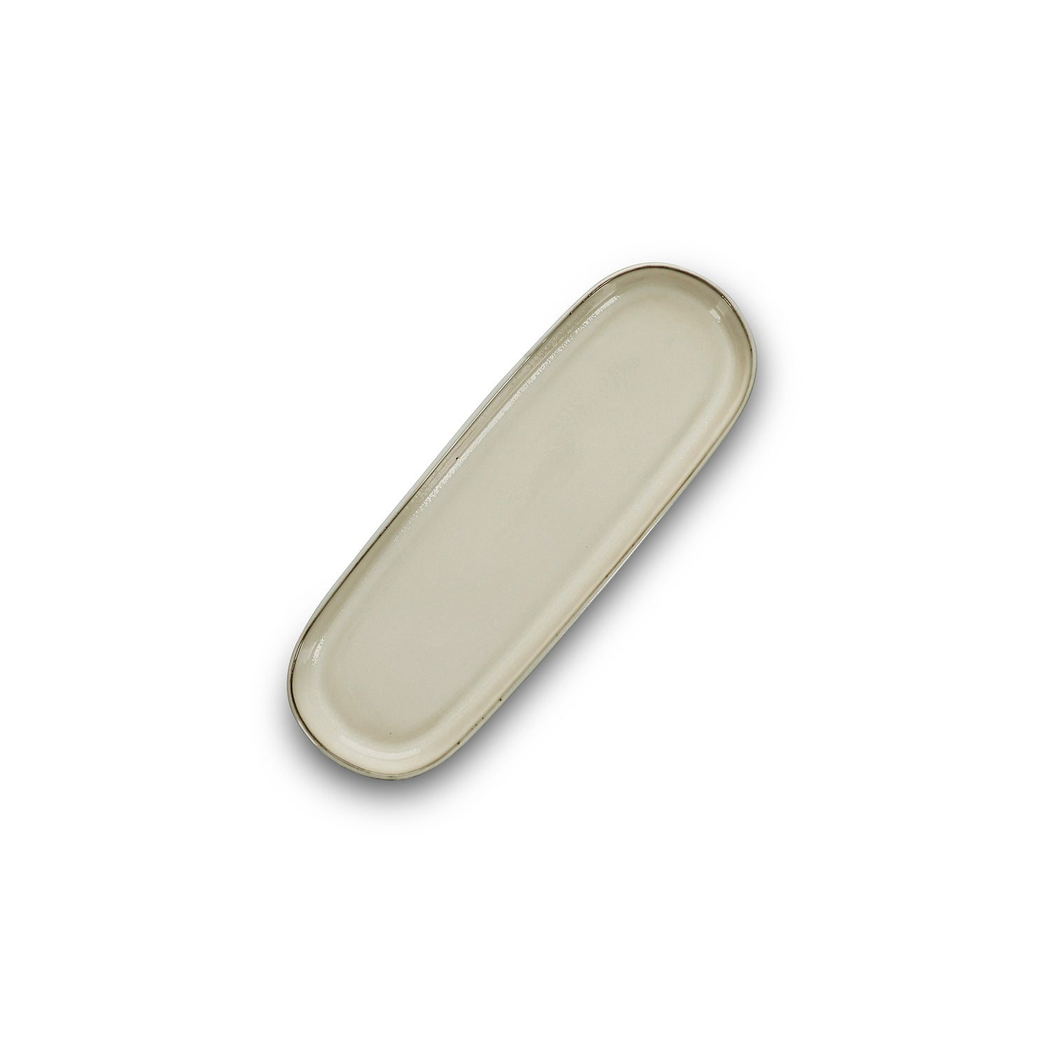 Salt & Pepper - Serveerschaal 29x10xH2cm ivoor Meridian - Set van 2
