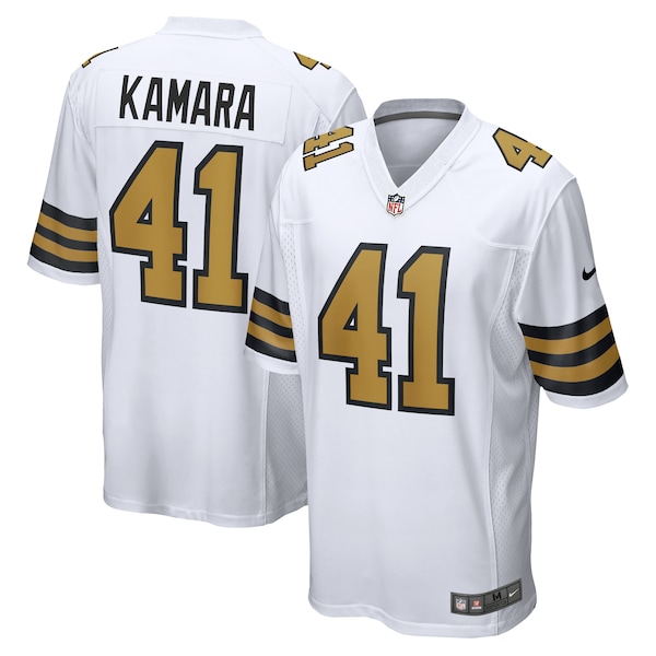 Alvin Kamara New Orleans Saints Nike Alternate Game Jersey -  White/Black