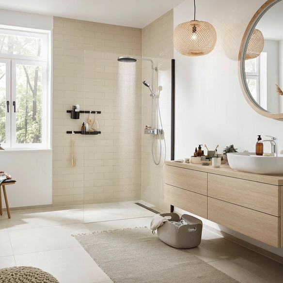 Showerpipe »Pulsify S«, Form: rund