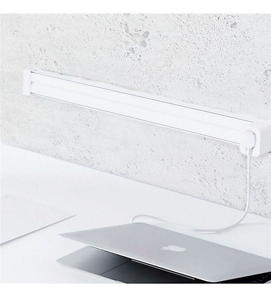 Kit rail electrique interrupteur et prises de courant coulissante ANGEL 250V Couleur - Blanc, Dimension - 1 metre