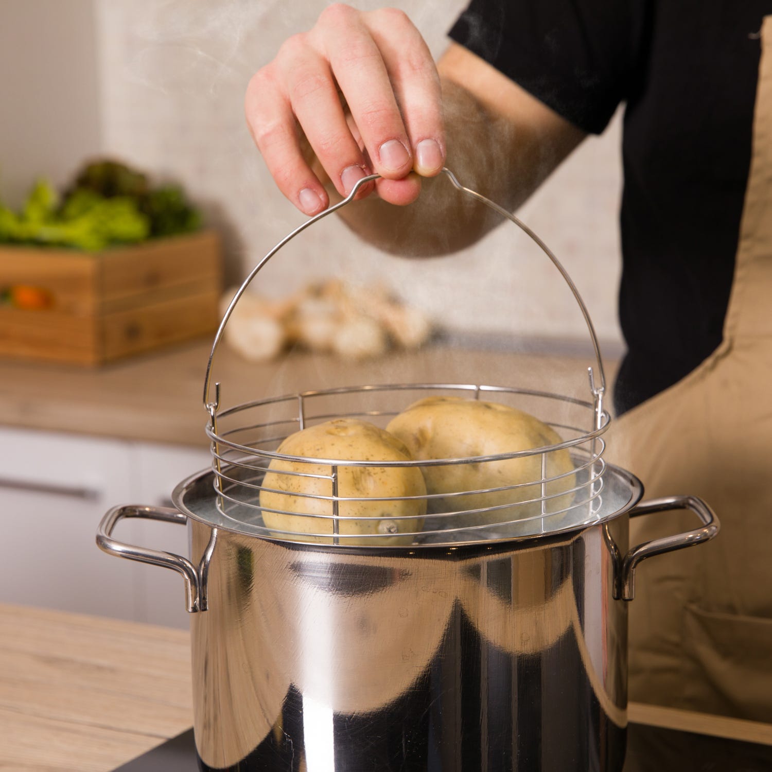 Cestello per pentola a pressione da 5 lt