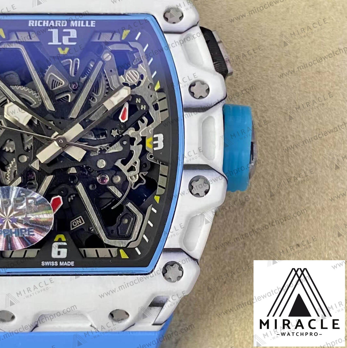 Replica Watch-RICHARD MILLE-ref.RM 35-03-Elite Clone-42.70mm x 49.94mm