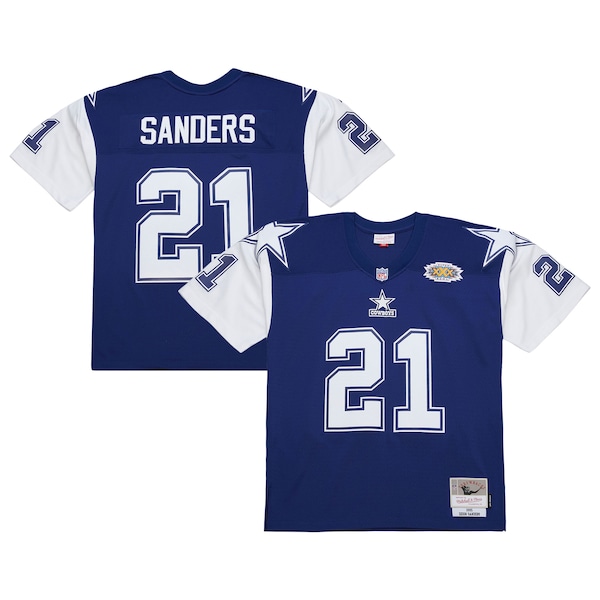 Deion Sanders Dallas Cowboys  1995 Legacy Replica Jersey - Navy