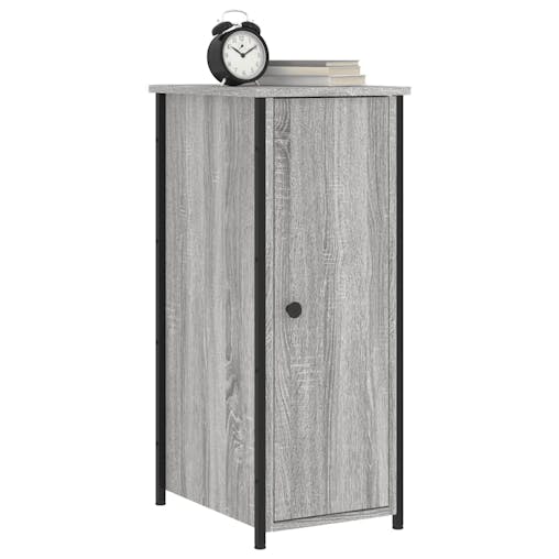 NNEVL Bedside Cabinets 2 pcs Grey Sonoma 32x42x80 cm Engineered Wood