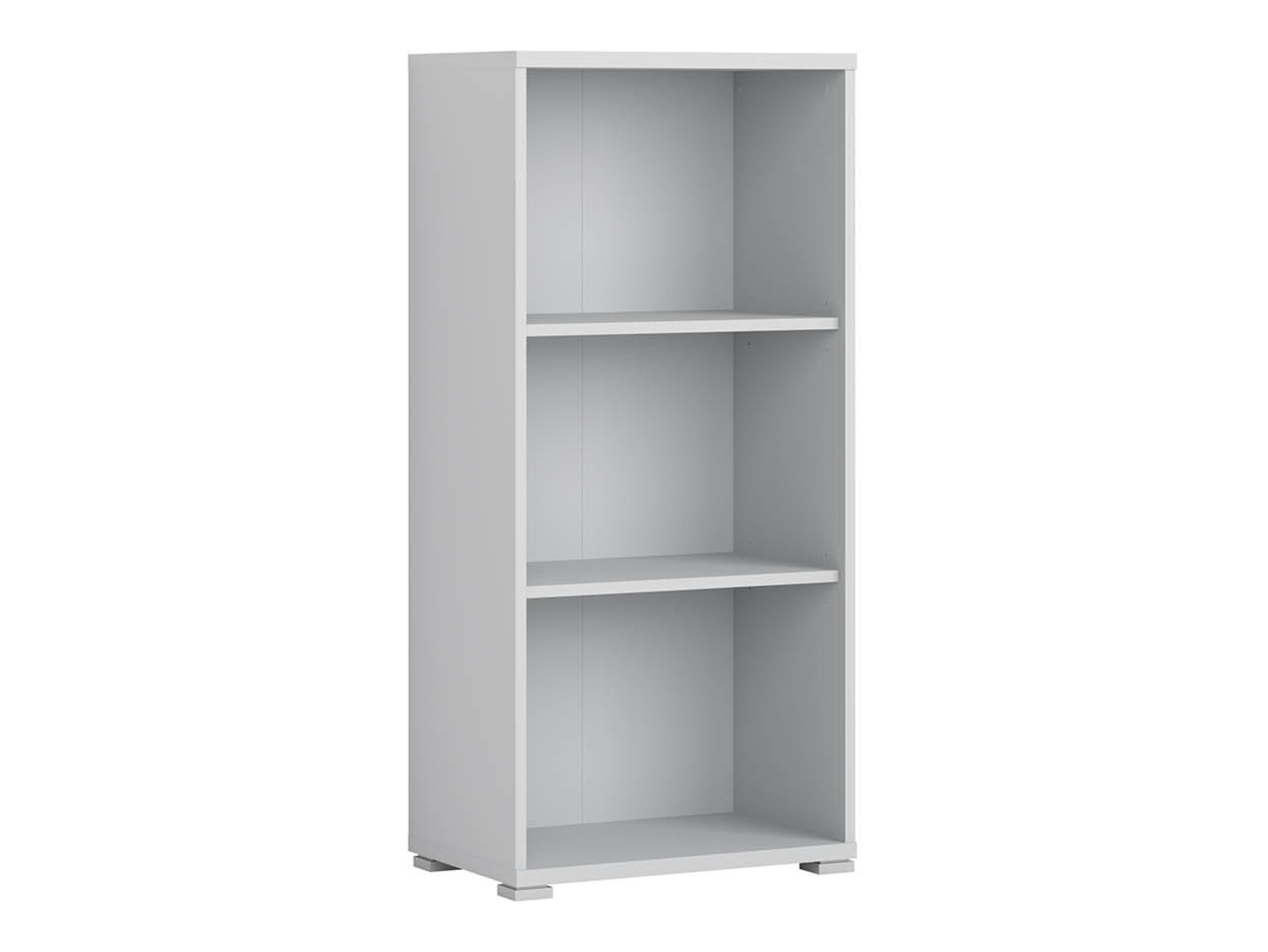 Regał Office Lux 53 cm z 2 półkami szary