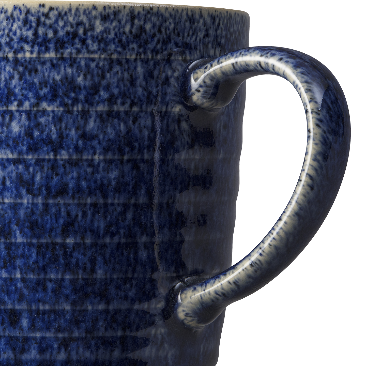 Studio Blue Cobalt/Pebble Ridged Mug