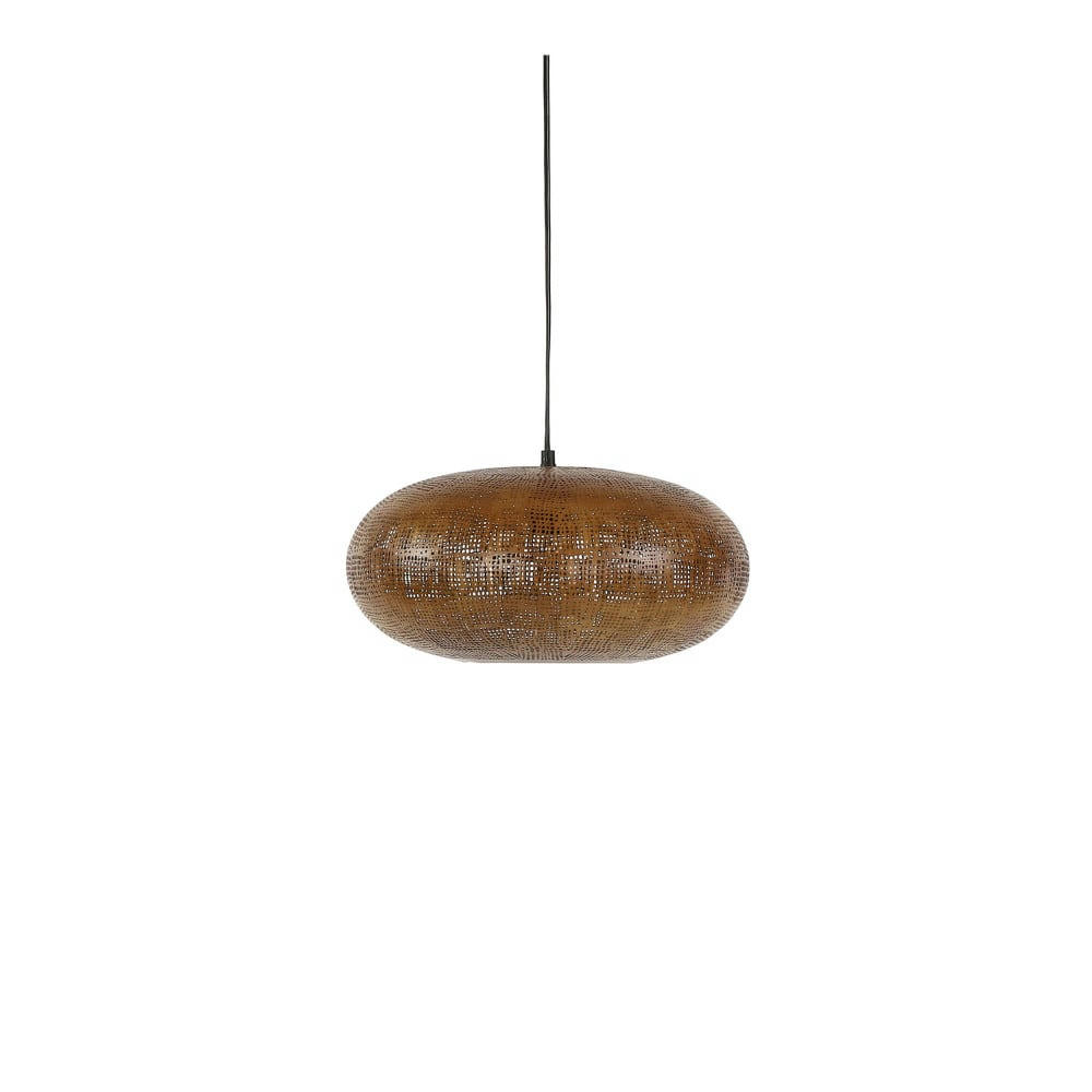 AMANI - Suspension en métal D36x20cm rouille