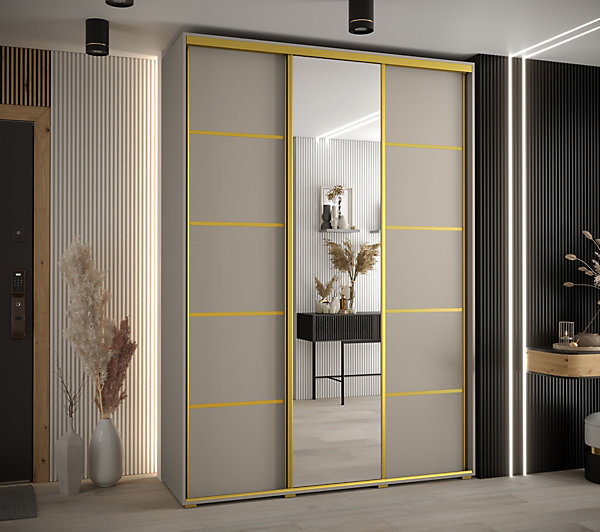 Armoire Dakota 5 a portes coulissantes 180/45/235,3portes