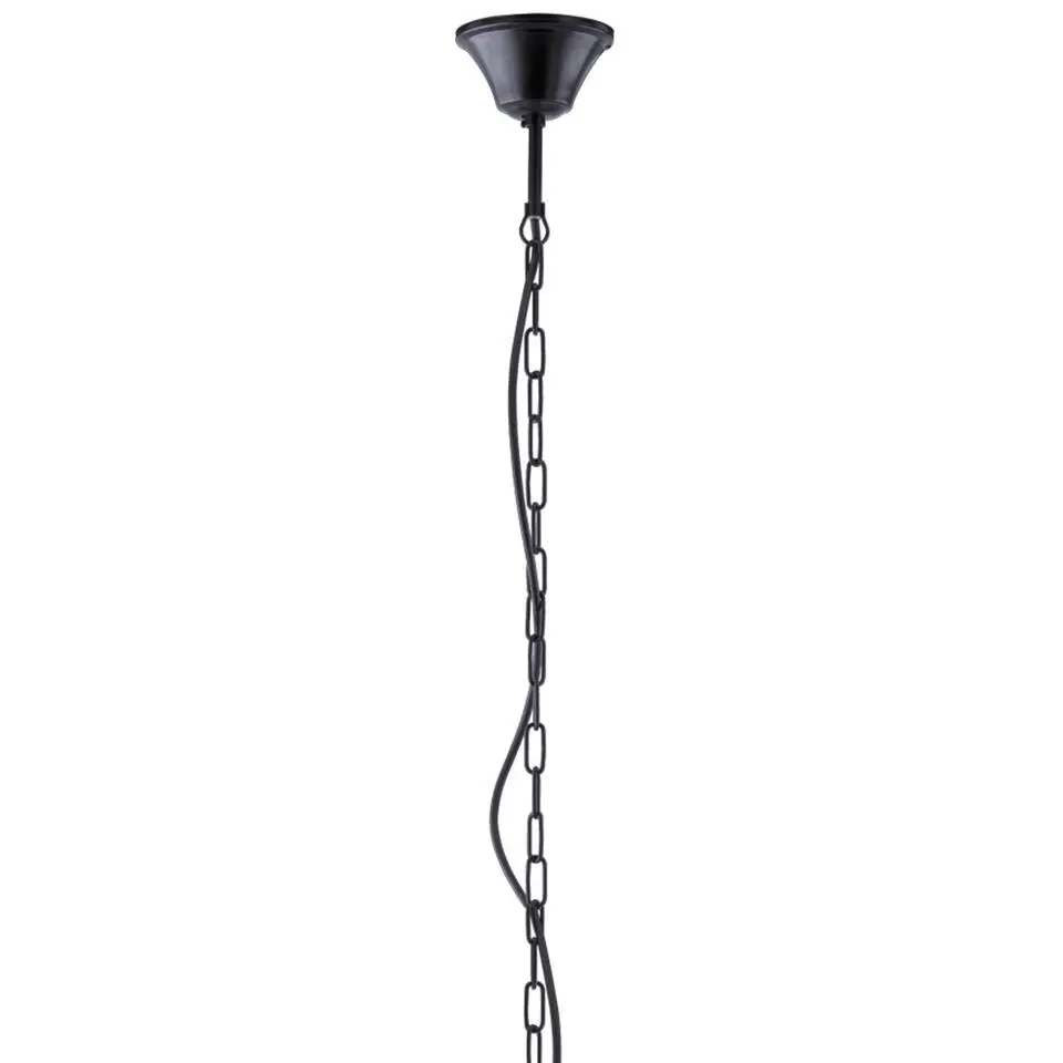 EGLOVintageFindlay-Hanglamp-6Lichts-Zwart