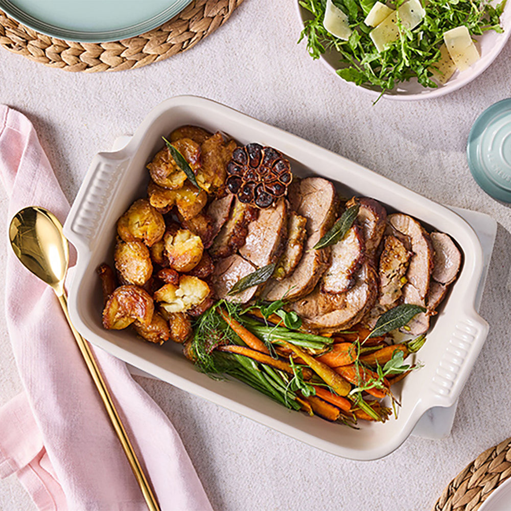 Le Creuset Heritage Ovenschaal B 32 x D 24 cm - Sea Salt