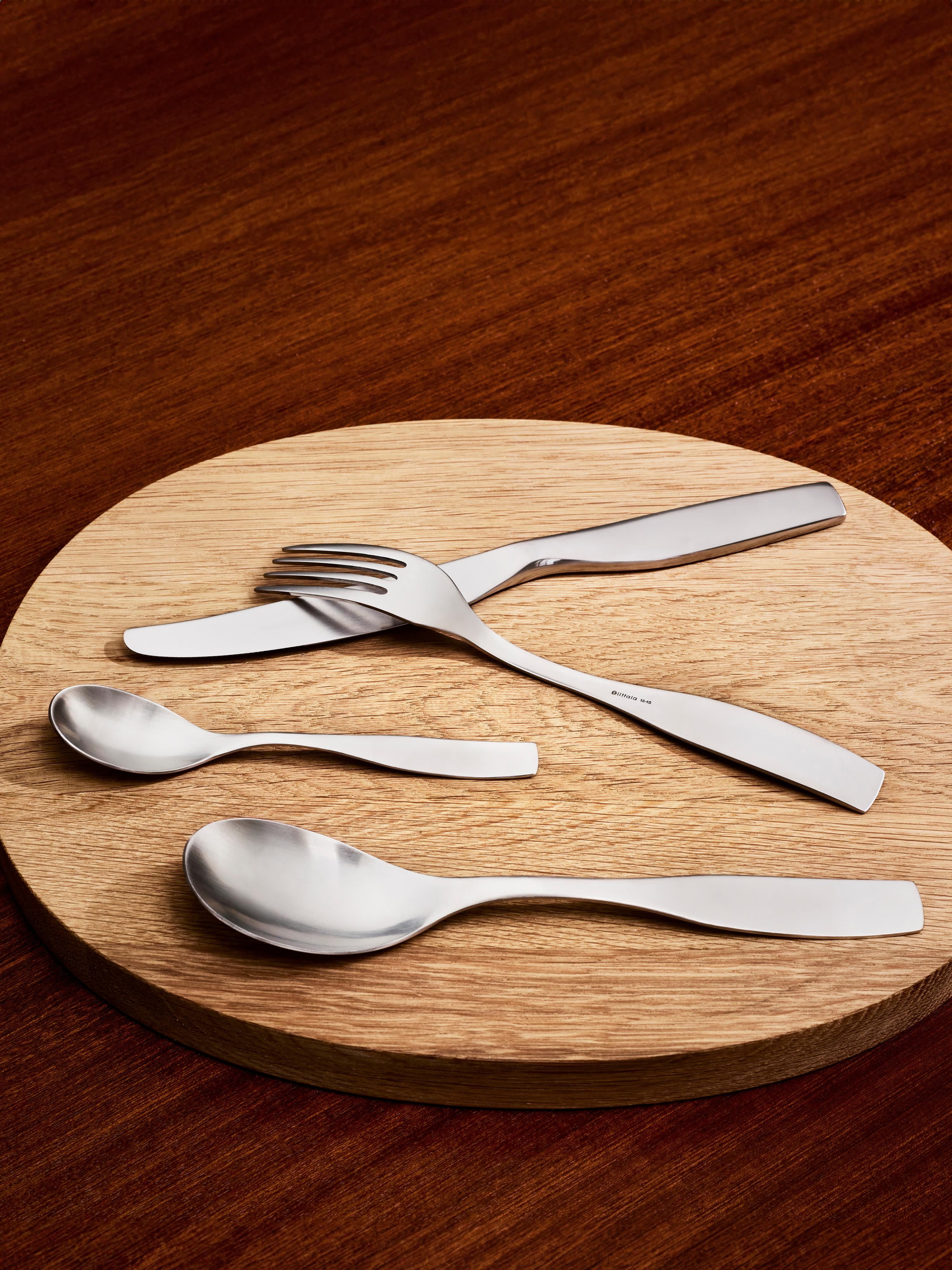 Matt gebürstetes Besteck-Set Citterio, 4 Personen, 16er-Set