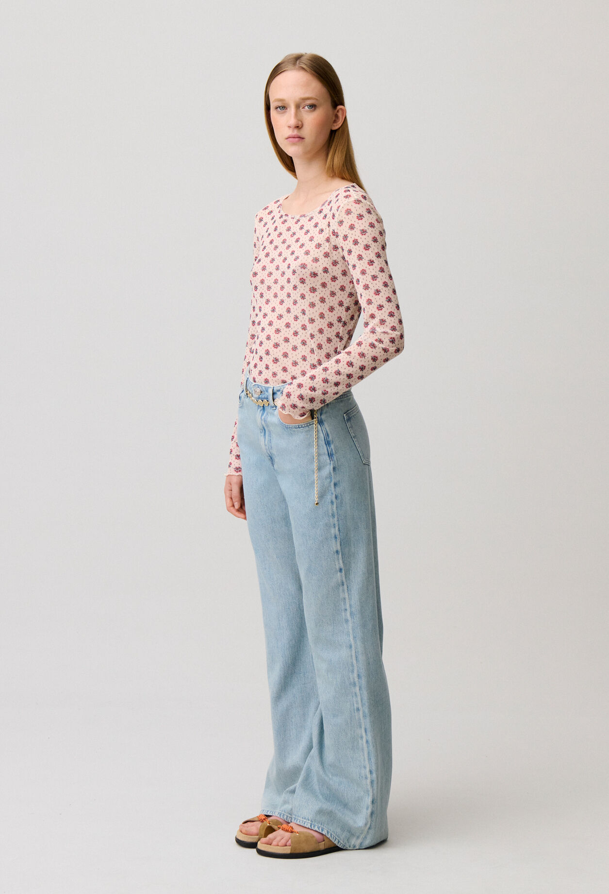 Jean denim flare