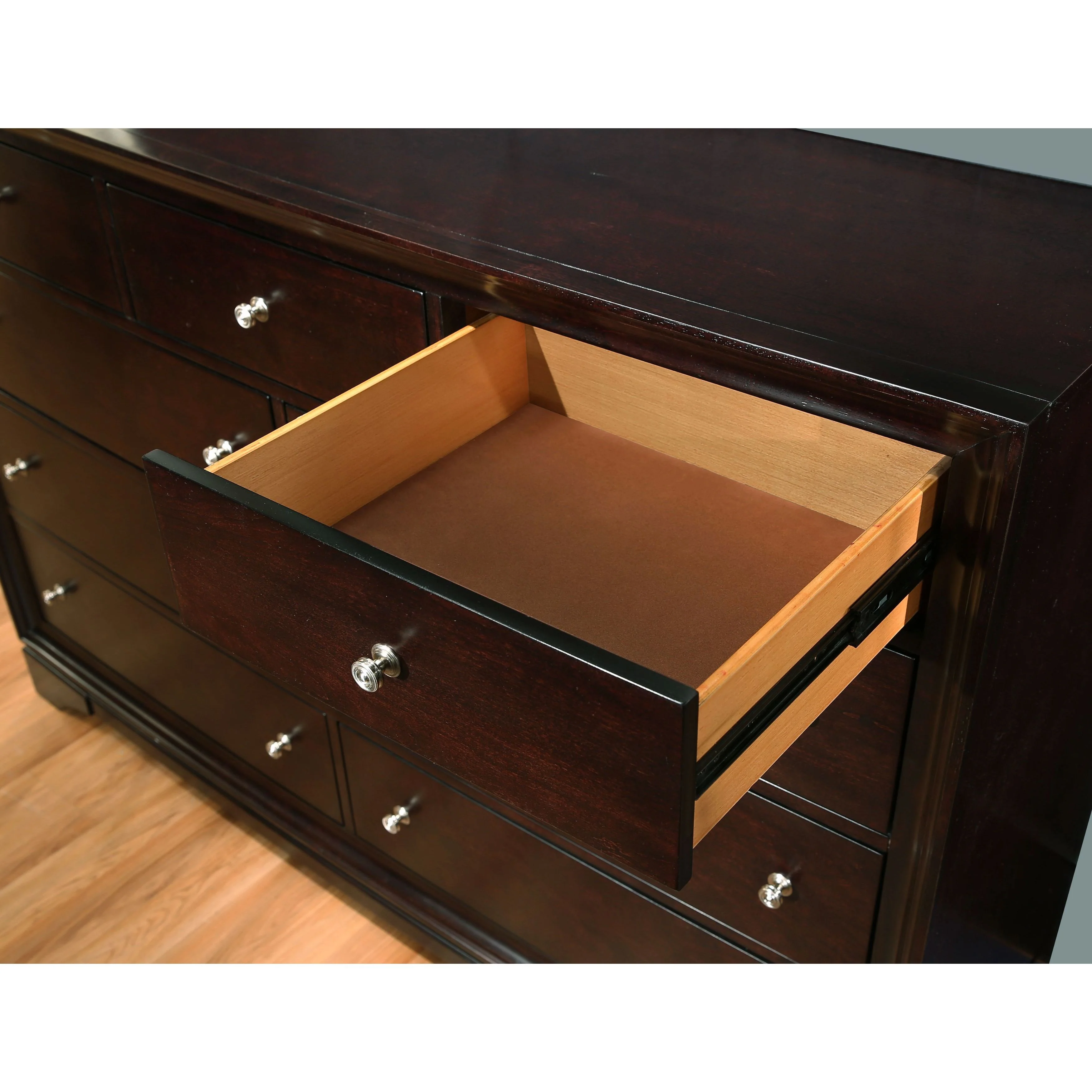 Abbyson Sydney 5-piece Espresso Wood Bedroom Set