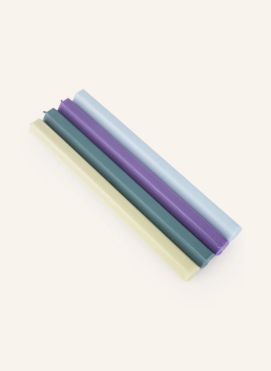 HAY 4er-Set Stabkerzen HEXAGON