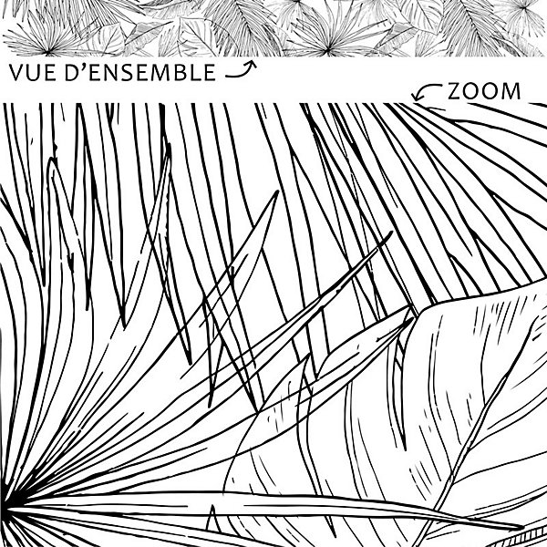 Lot de 10 Plinthes PVC Floral Noire - 99deco - H8 x L100 cm Profondeur 14 mm