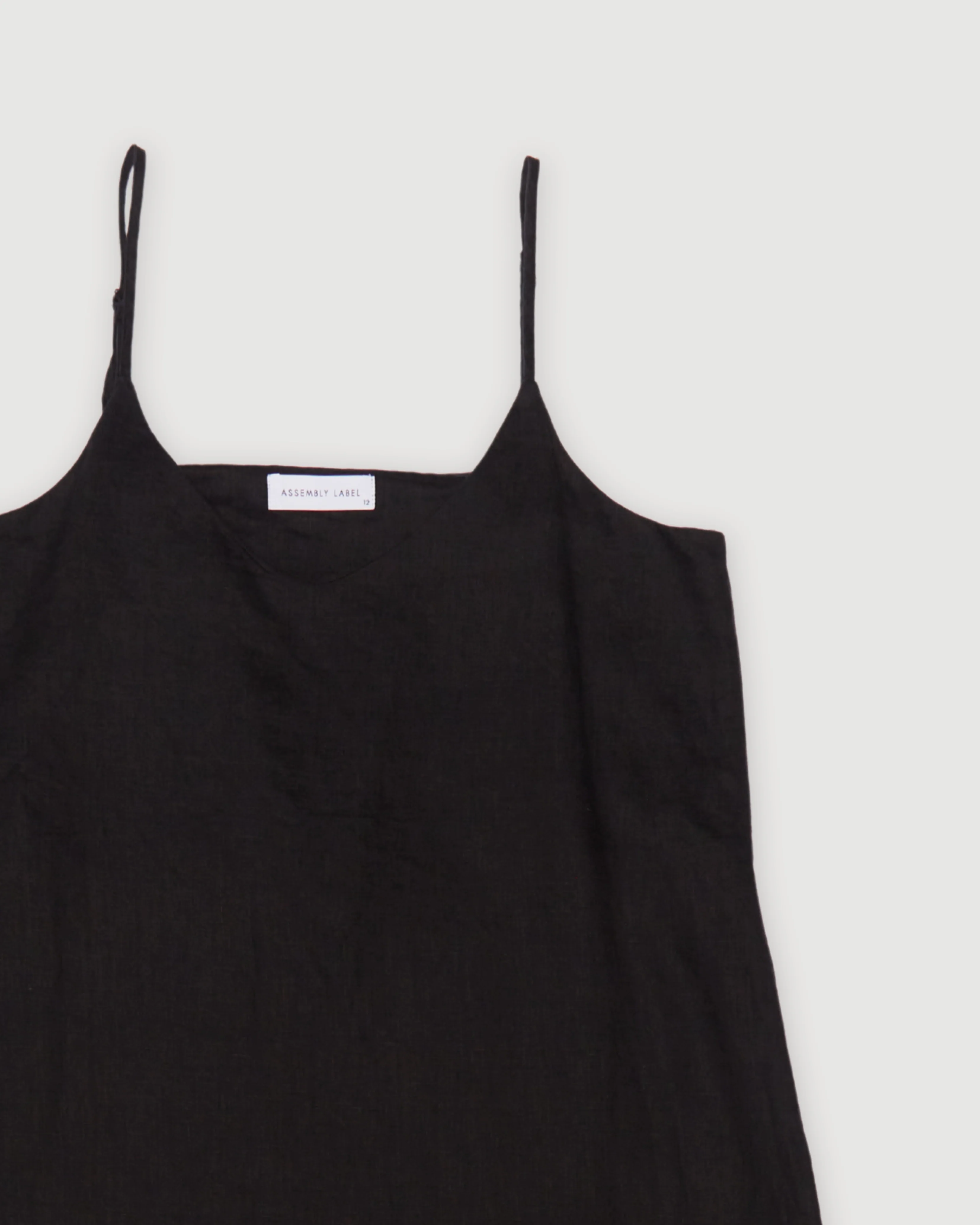Re-Worn Womens Linen Slip Dress