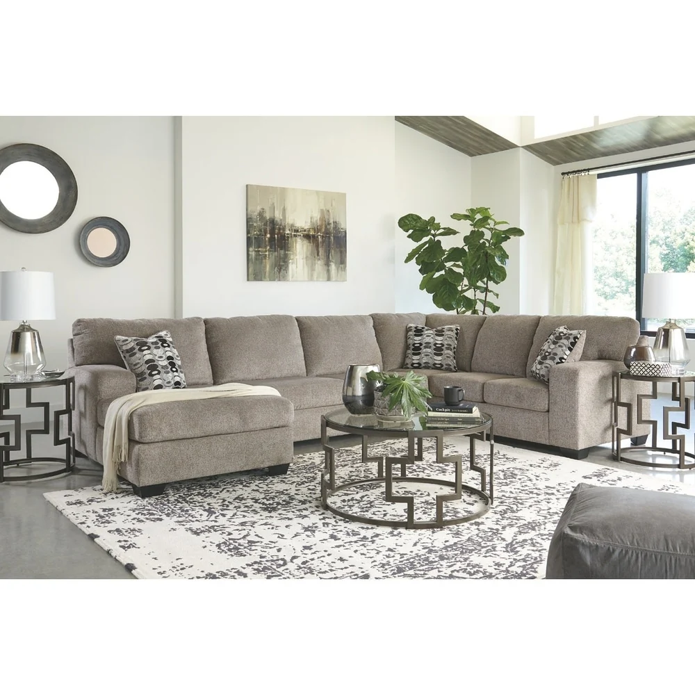 Ballinasloe 3-Piece Sectional- Platinum