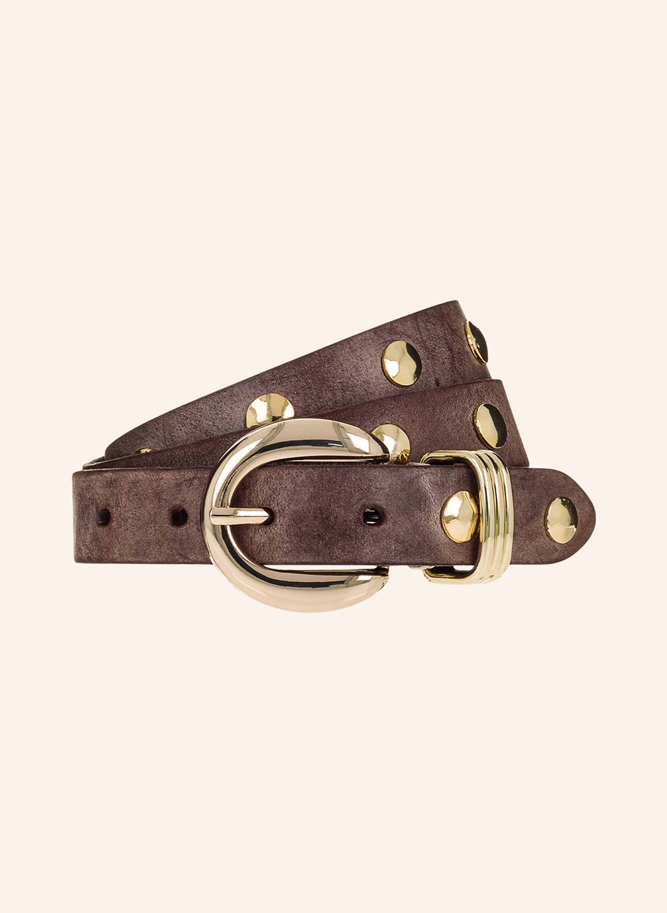b.belt Ledergürtel mit Nieten