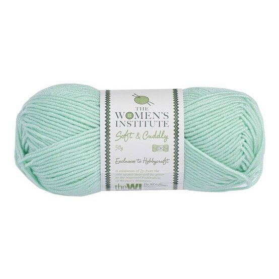 Women's Institute Mint Soft and Cuddly DK Yarn 50g