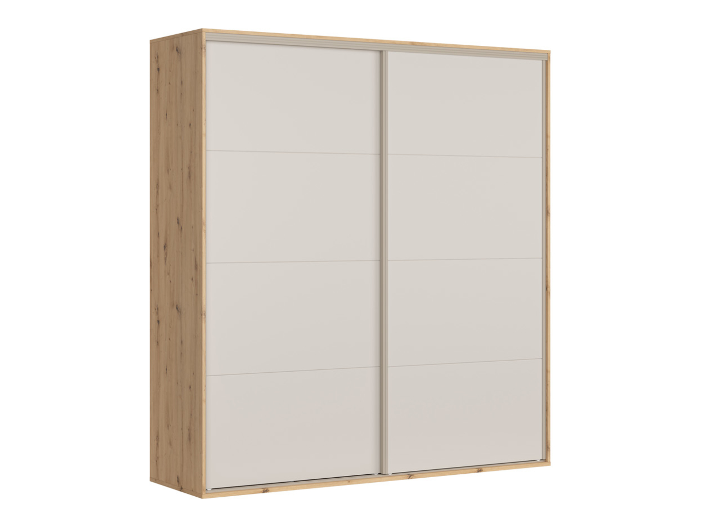 Szafa przesuwna Flex 220 cm dąb artisan/kaszmir