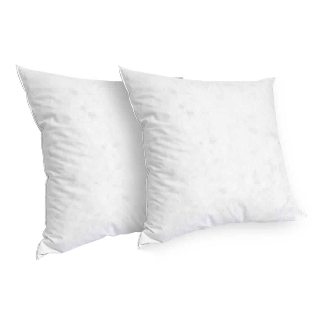 CHAMBORD - Lot de 2 oreillers 60x60   Duvet & Plumes  Mi-ferme