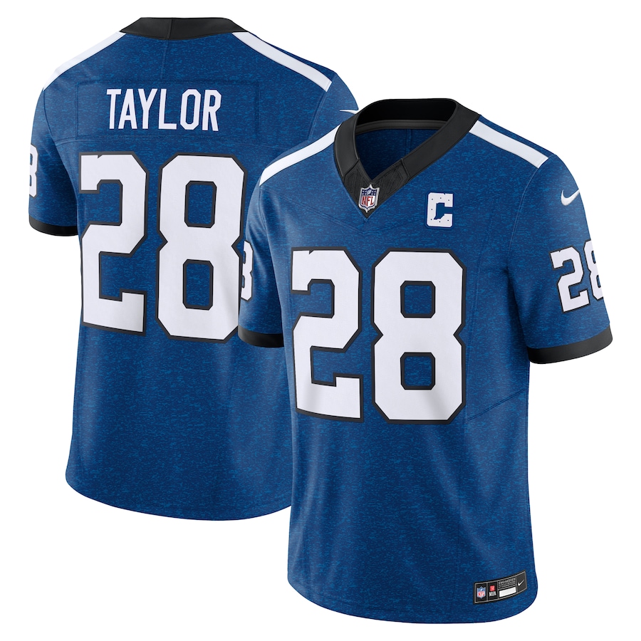 Jonathan Taylor Indianapolis Colts Nike Indiana Nights Alternate Vapor F.U.S.E. Limited Jersey - Royal