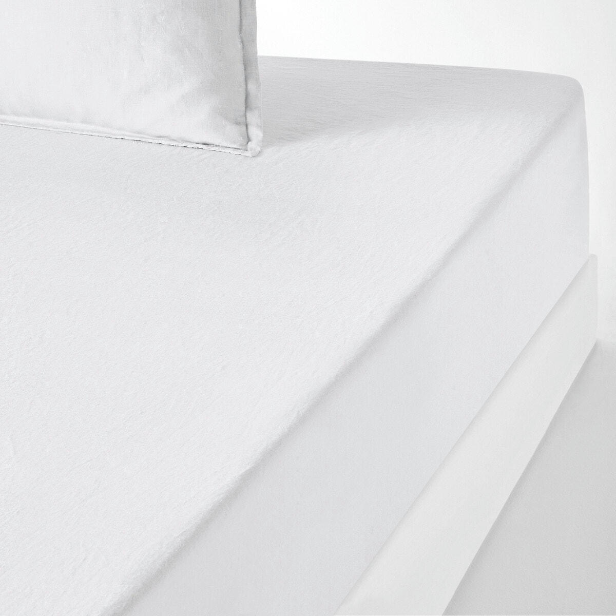Drap housse lin lavé, bonnet 35 cm, Linot