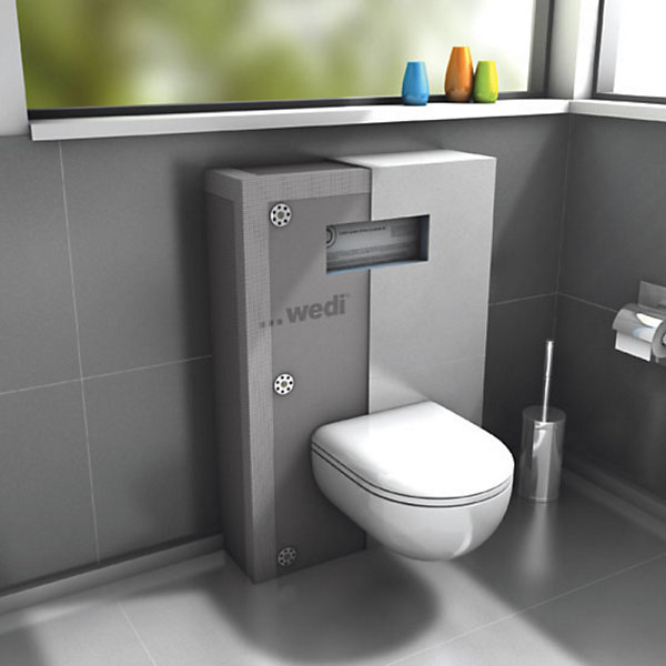 Habillage bati support Wedi I Board avec revetement Wedi I Board top pure blanc
