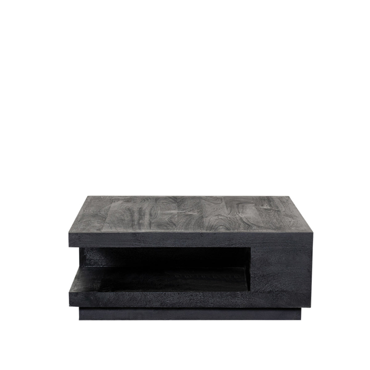 LABEL51 Salontafel Square - Zwart Mangohout - 80x80x30cm