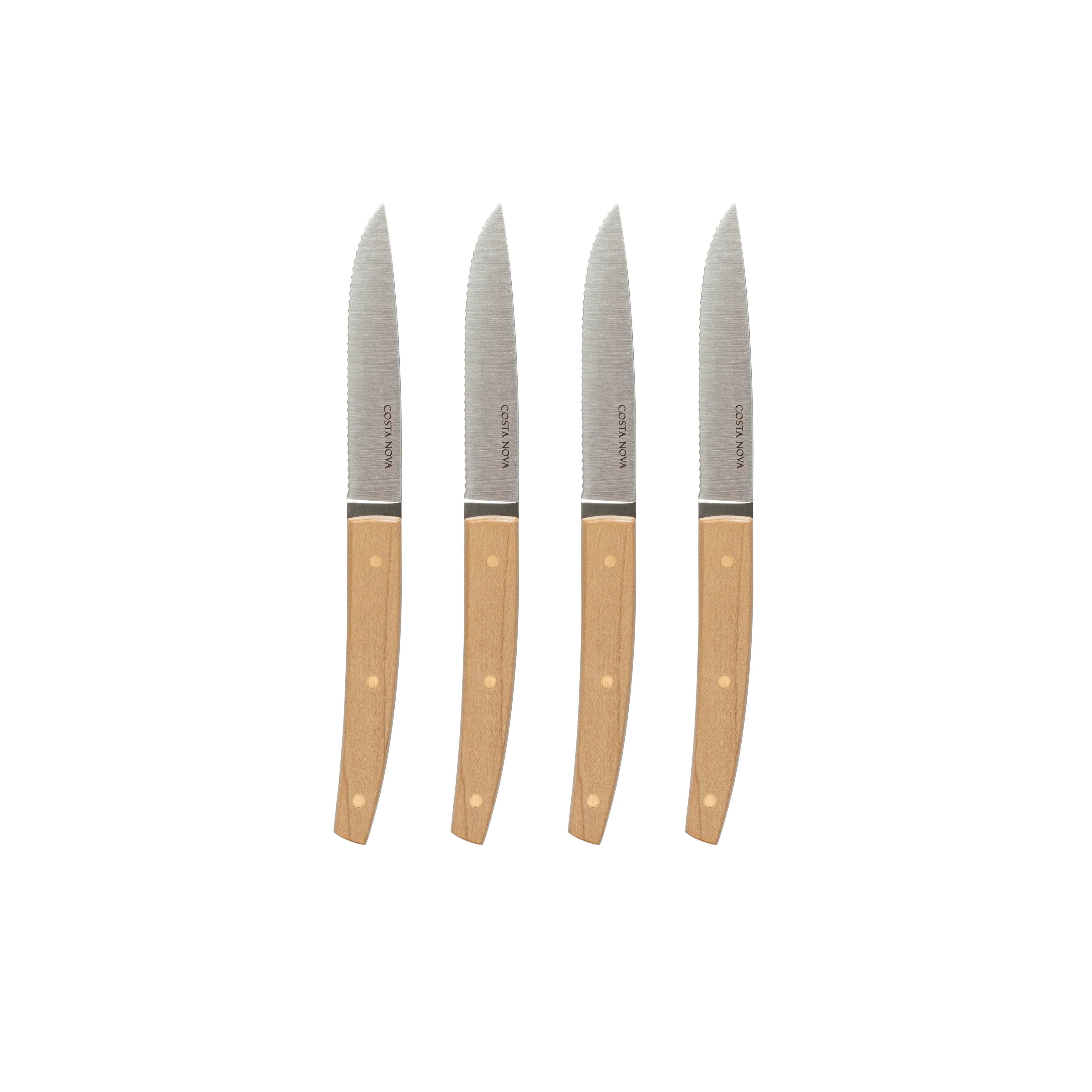 Set 4 Maple Steak Knives Remo