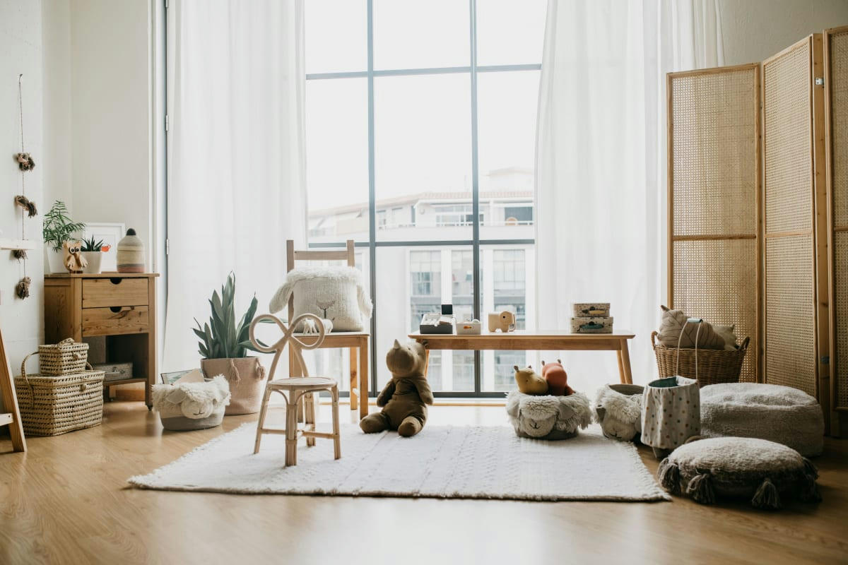 PINK NOSE SHEEP - Tapis lavable en laine blanc et rose 120 x 170