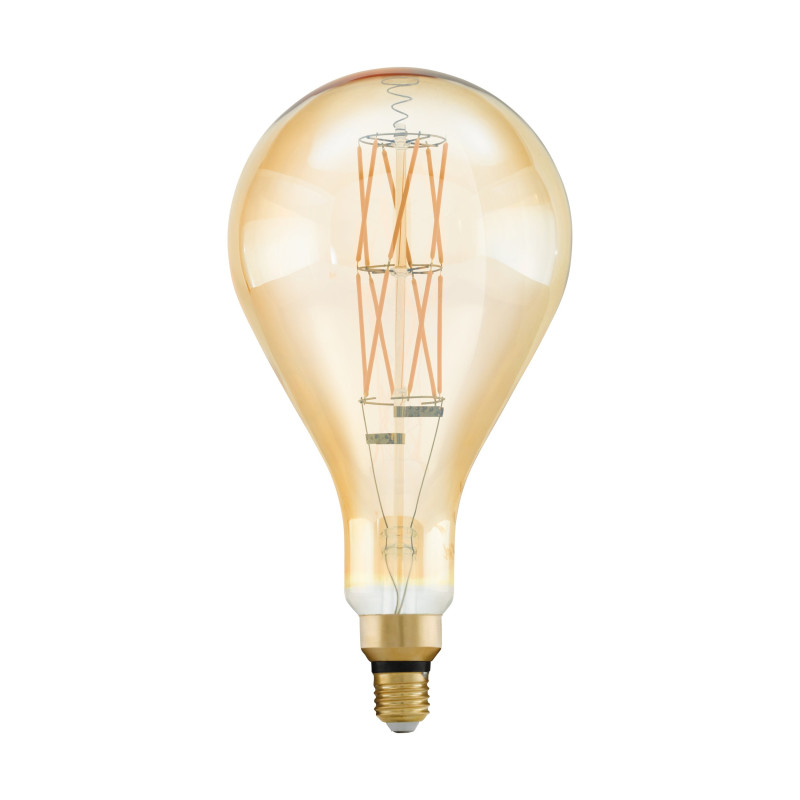 Ampoule à filaments LED PS160 ambre E27 8 W EGLO