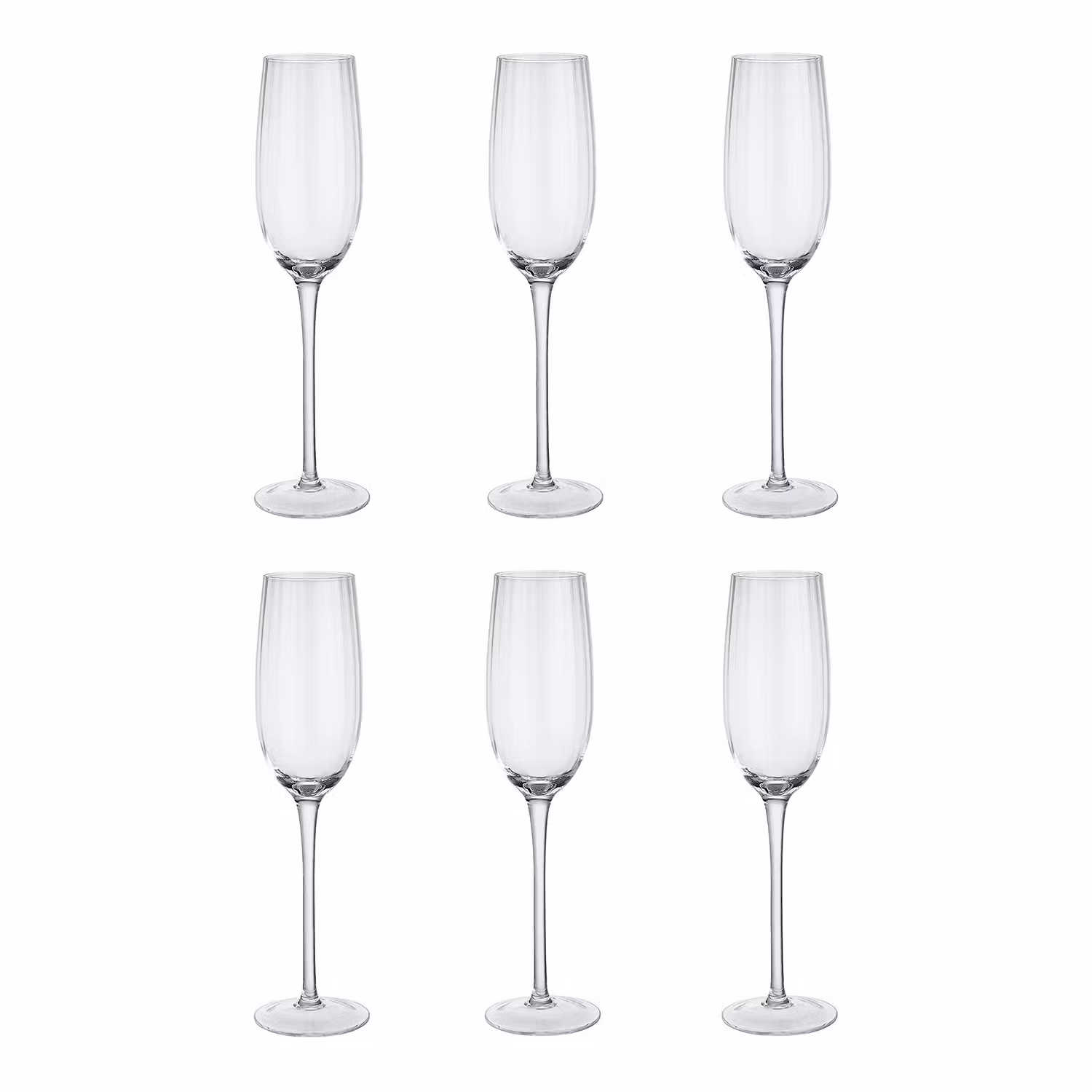 MODERN TIMES Champagnerflöte 6er-Set