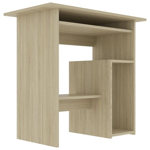 NNEVL Desk Sonoma Oak 80x45x74 cm Chipboard