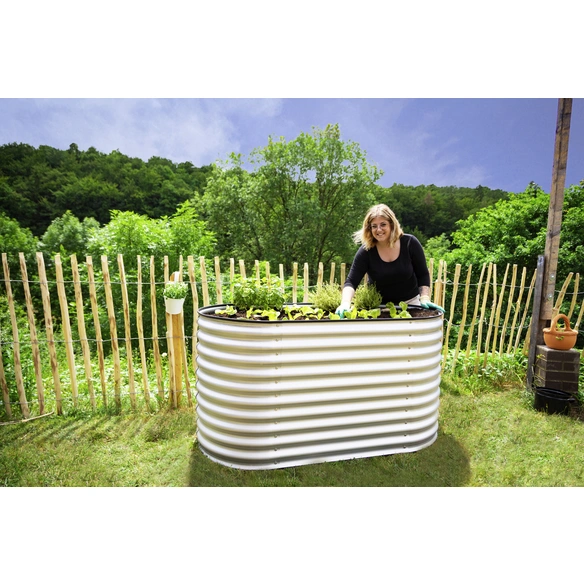 Hochbeet, BxHxL: 160 x 82 x 80 cm, Stahl