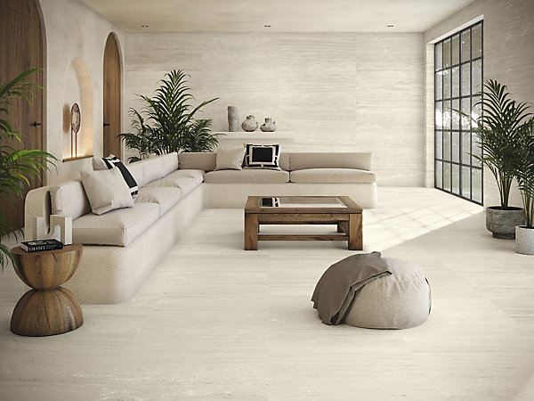 Carrelage aspect marbre Roma beige60x60 cm