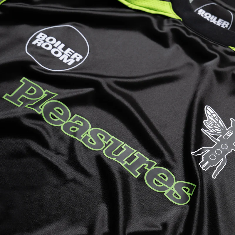 Pleasures Aqua Soccer Jersey - Black