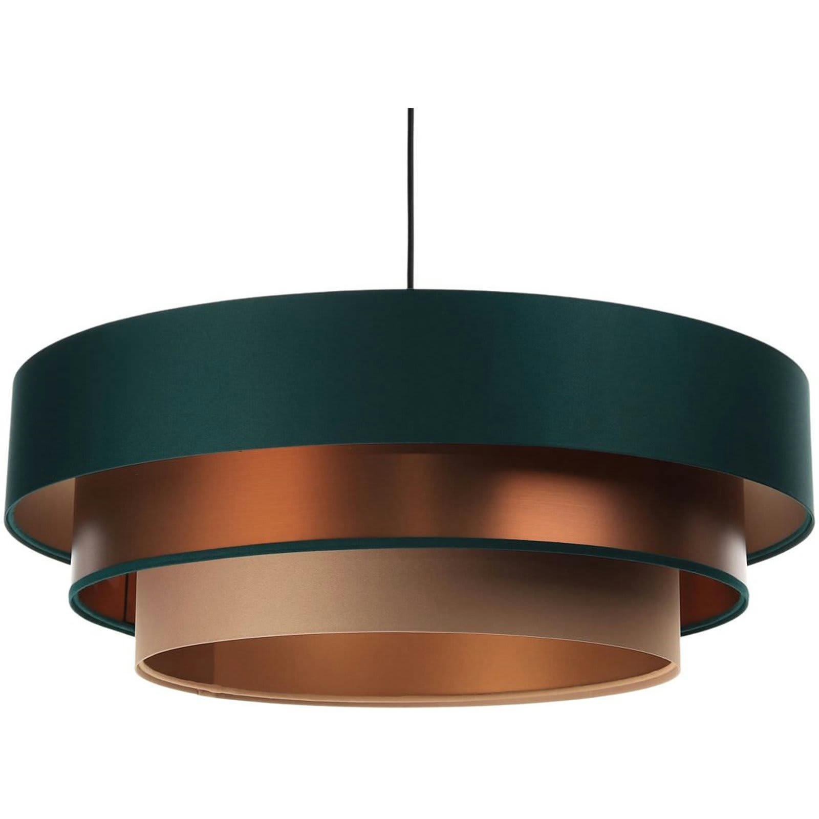 TRINITI - Suspension Tissu Vert 60x60x25 cm